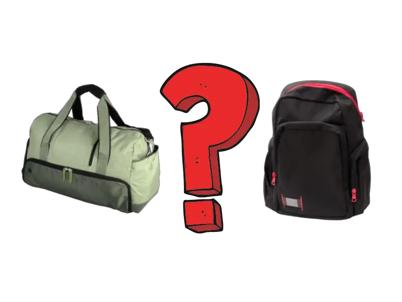 Duffel bag or backpack?